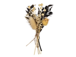 Manojo de flores secas negras y beige RAYHER