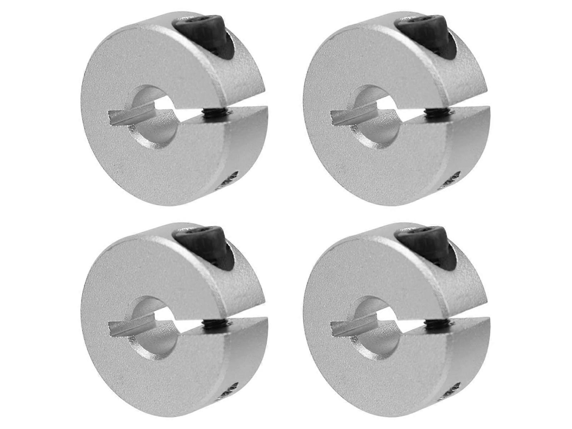 piezas de collares de eje de prensado de aluminio de 1/4 de pulgada de diámetro y 0,79 pulgadas de largo