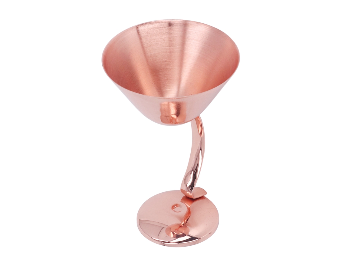 MEOIRUERY Vaso para Vino Martini 150ml de Acero Inoxidable Revestido de Cobre Accesorios para Bar