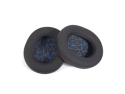 Almohadillas para auriculares Steelseries Arctis 5, de esponja suave con estampado de malla, color azul.