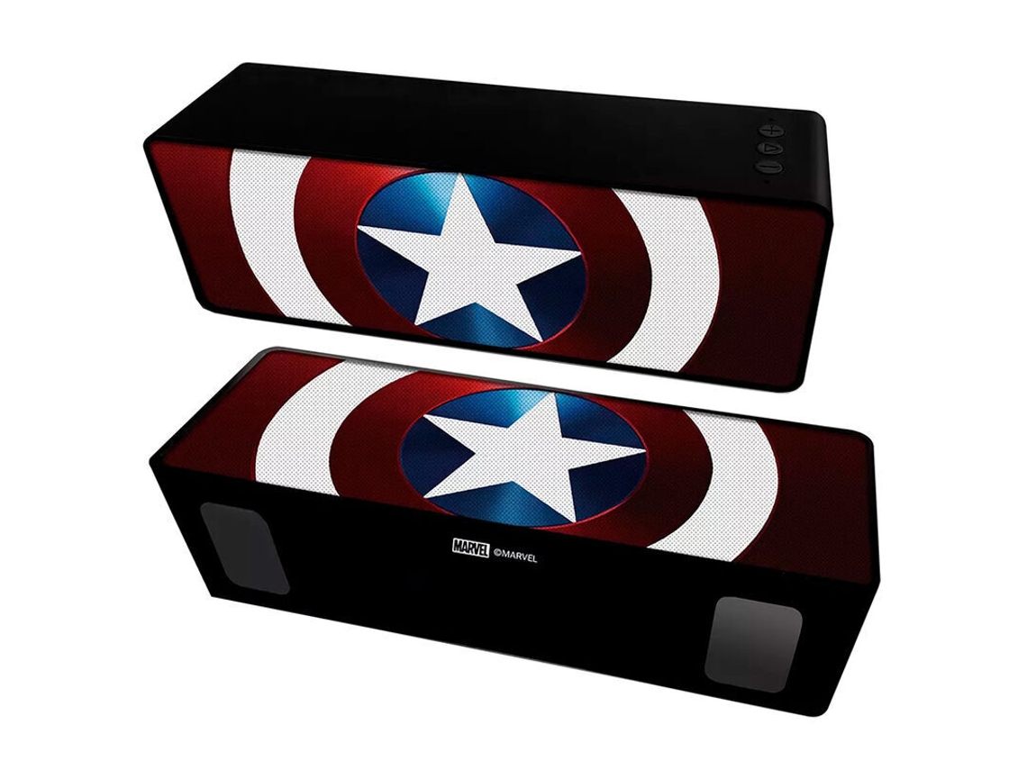 Ert Group Marvel Capitán América Altavoz portátil inalámbrico