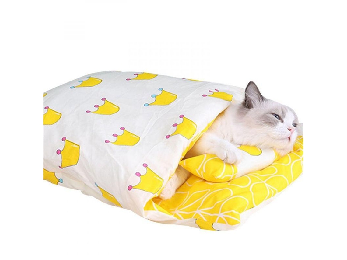 2026-7223-cama Para Gatos Dormitorio Caliente Invierno Con Diseño Cueva Removable Para Mascotas Pequeñas Yss M E