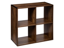 5five Estantería Industrial De 4 Cajas Mix N Modul Efecto Madera Oscura