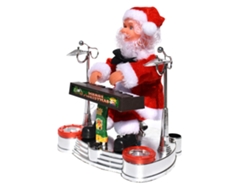 Muñeco Eléctrico De Papá Noel Que Toca El Piano, Adorno Navideño, Regalo Para Niños