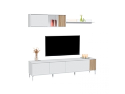 Salón Nitza Blanco Artik (Blanco Mate) - Natur 200 x 47 x 40 cm