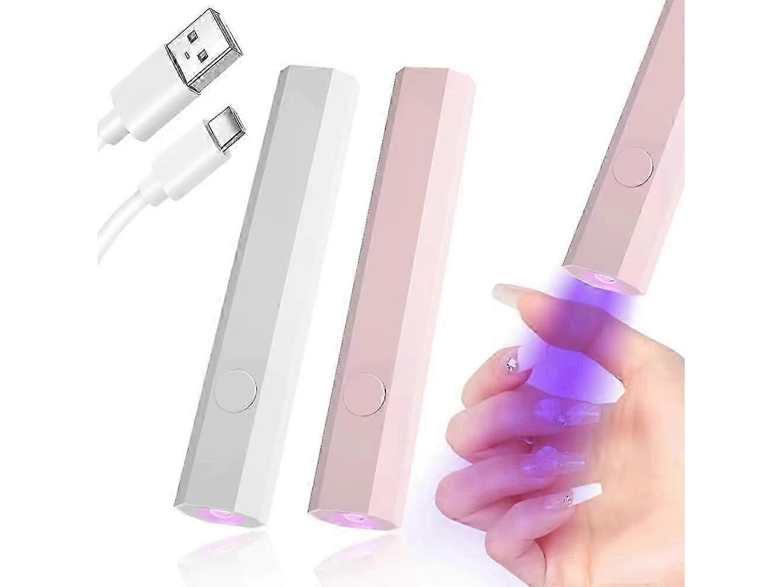 Mini lámpara UV para uñas de gel, luz LED portátil, secador de esmalte, 2025 GOKOCO