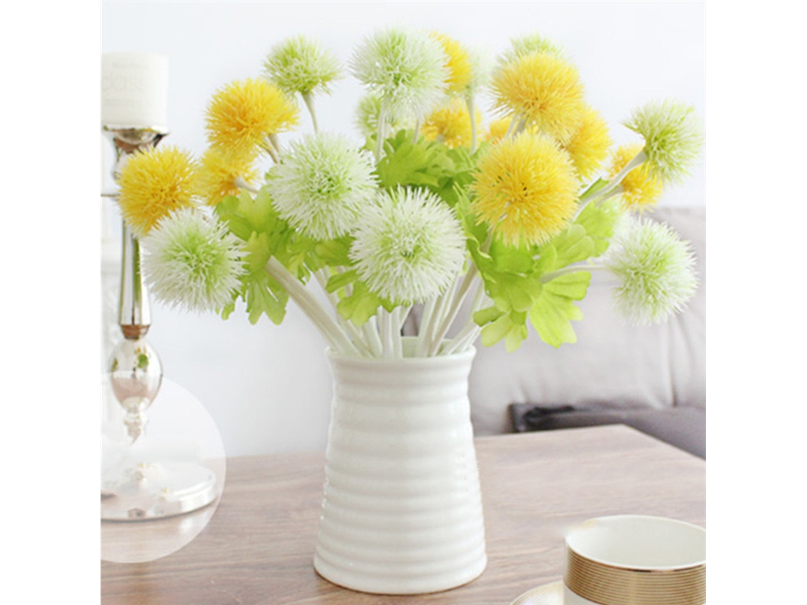 Planta verde artificial (fresca y bonita, 5 colores)