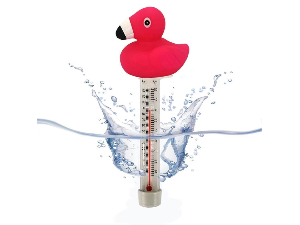 Termómetro flotante para piscina con forma de animal, termómetro digital para agua GOKOCO