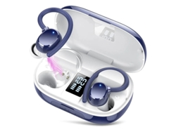 Auriculares Inalámbricos Yizhood Con Bluetooth, Estéreo De Alta Fidelidad, Graves Profundos, Color Azul
