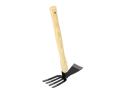 Azada Manual Con Hoz, De Acero Al Carbono, Con Mango De Madera, Para Jardinería, Eliminación De Malas Hierbas Y Siembra.