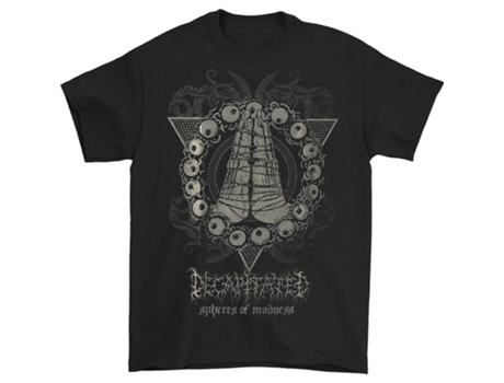 Camiseta ROCKINSTONE Esferas Decapitadas De La Locura (Algodón - XXL)