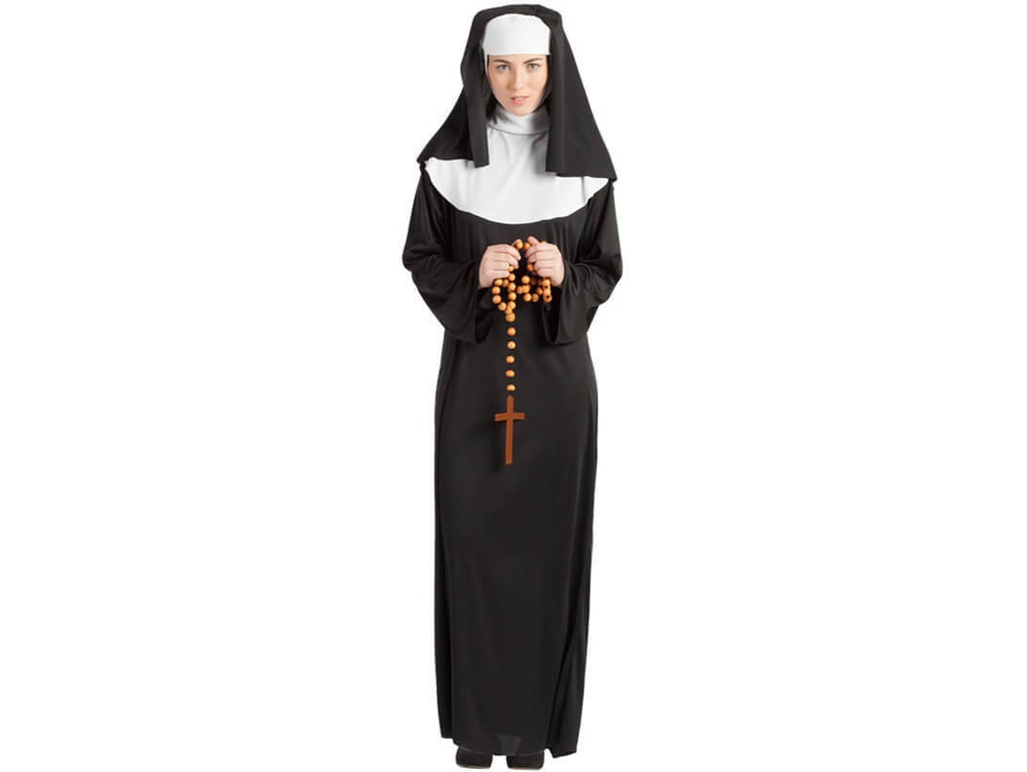 Disfraz de Mujer DISFRAZZES Monja (Talla: M/L)