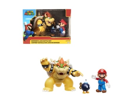 FIGURAS SUPER MARIO PACK ESPECIAL BOWSER CONTRA SUPER MARIO