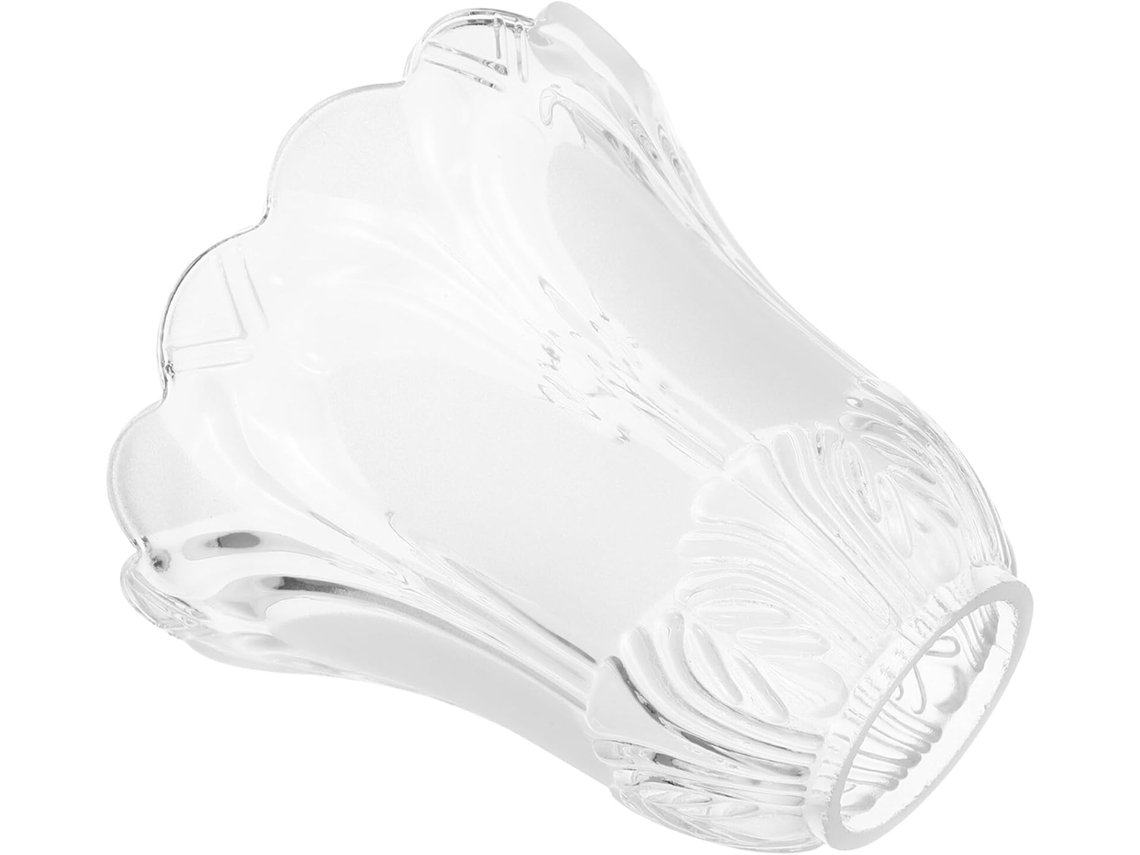 Cúpula de vidrio esmerilado para lámparas colgantes E27, cubierta de vidrio de repuesto, 42 cm de diámetro Gokoco