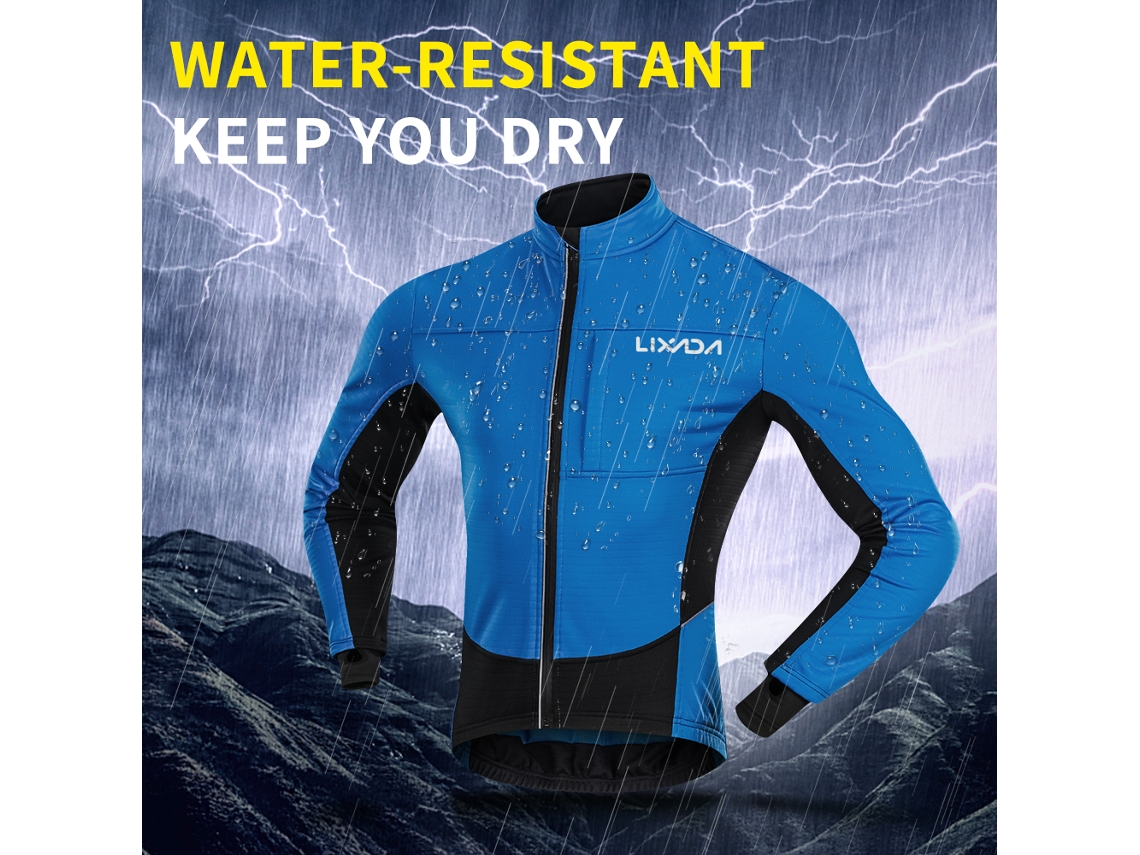 Chaqueta De Ciclismo De Invierno Impermeable Y Cálida Para Hombre, Forro Polar Polar, Ropa Deportiva Para Bicicleta De Montaña.