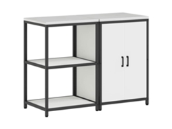 Juego De Almacenamiento De Cocina | Mueble De Cocina 2 Uds Acero Laminado En Frío
