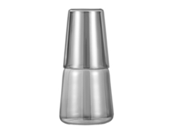 Botella térmica de acero inoxidable de 320 ml con tapa, ideal para actividades al aire libre