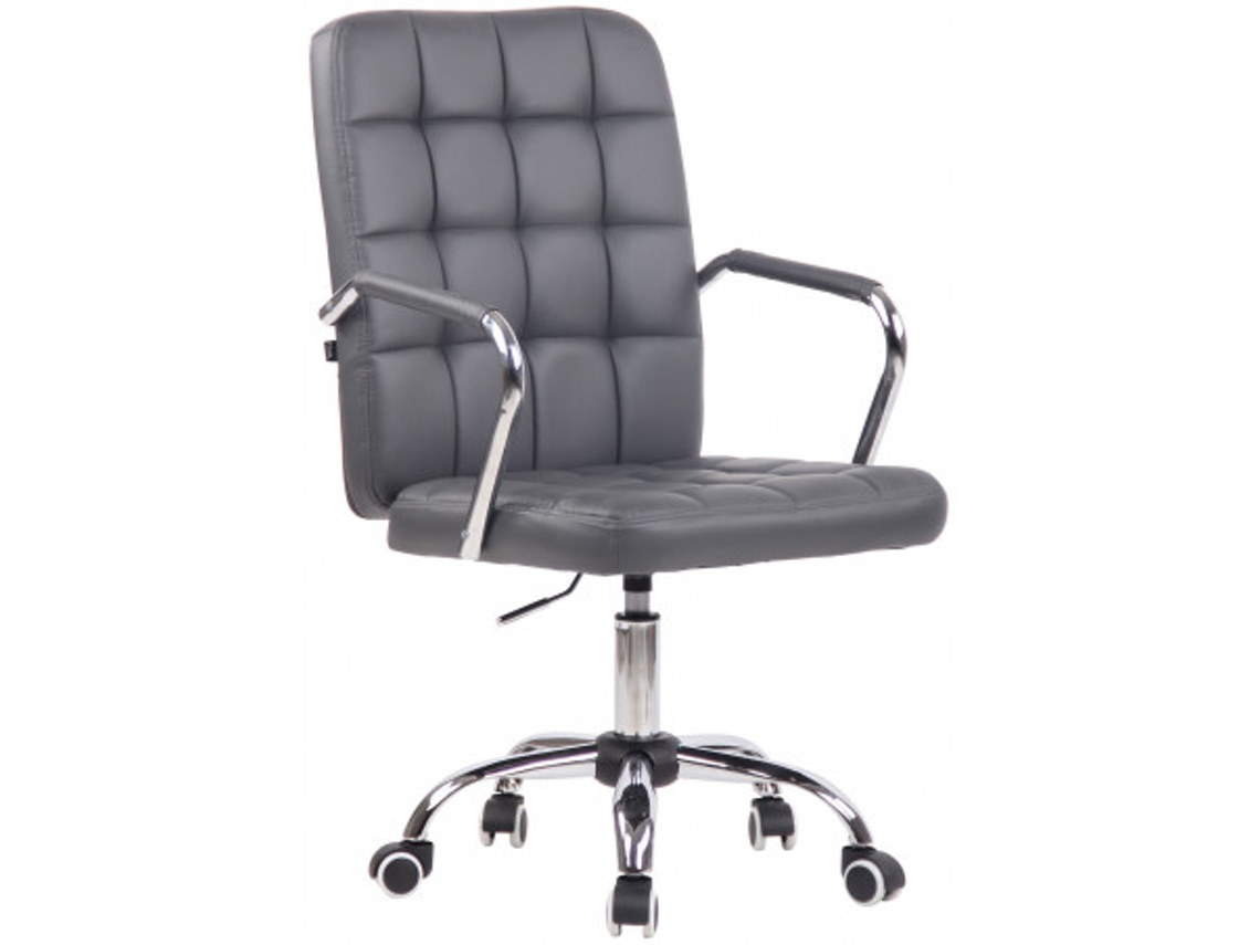 Silla de Escritorio DUDECOR (Acero - Gris)