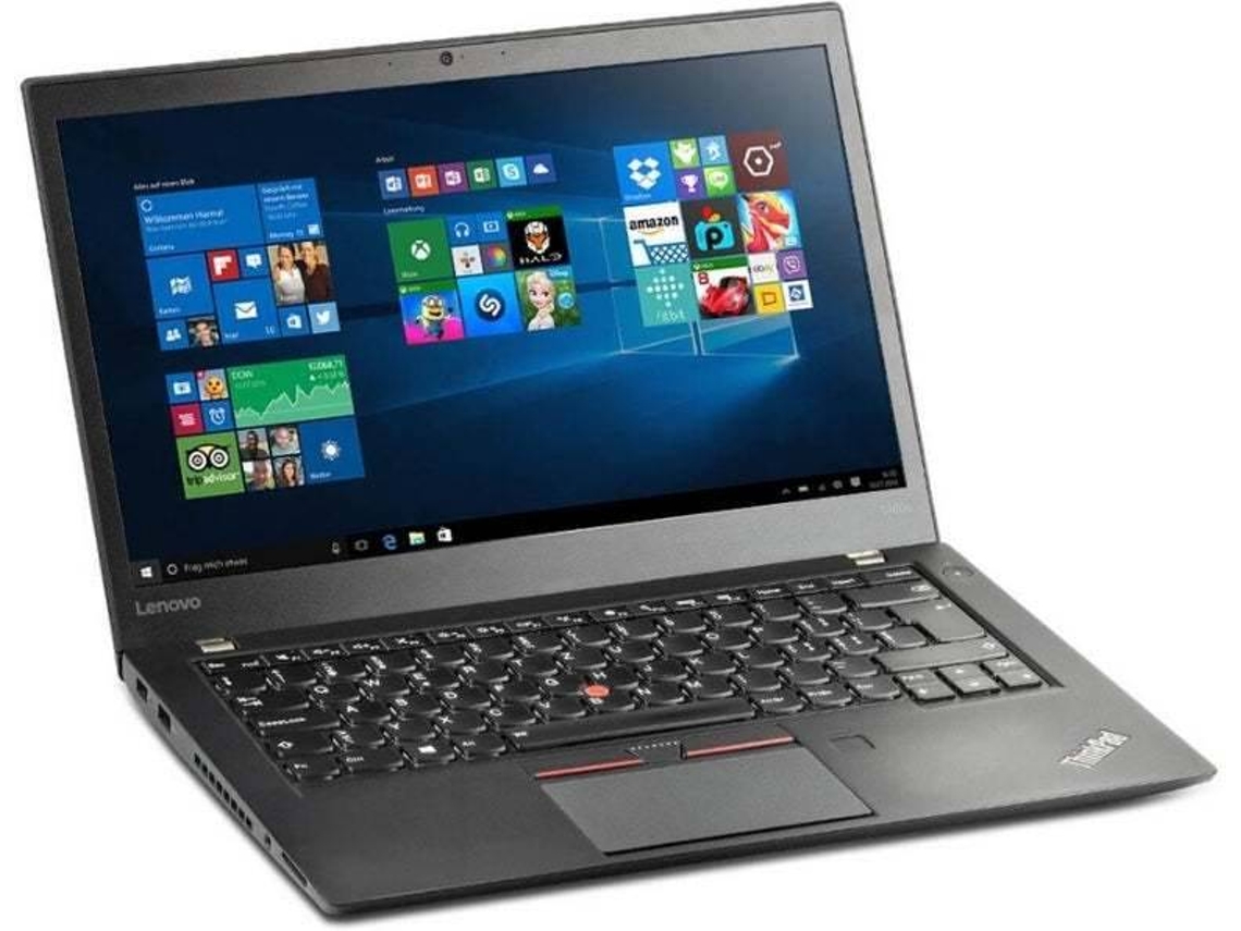 Portátil LENOVO Thinkpad T460s (Reacondicionado Como Nuevo - 14'' - Intel Core i7-6600U - RAM: 8 GB - 240 GB SSD - Intel HD Graphics)