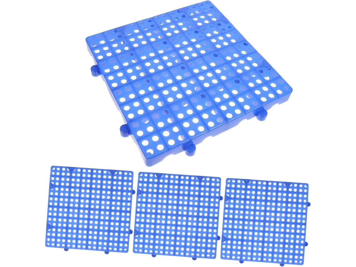 Juego De 4 Piezas De Baldosas De Plástico Antideslizantes Para Exteriores, Entrelazadas Para Jardín.