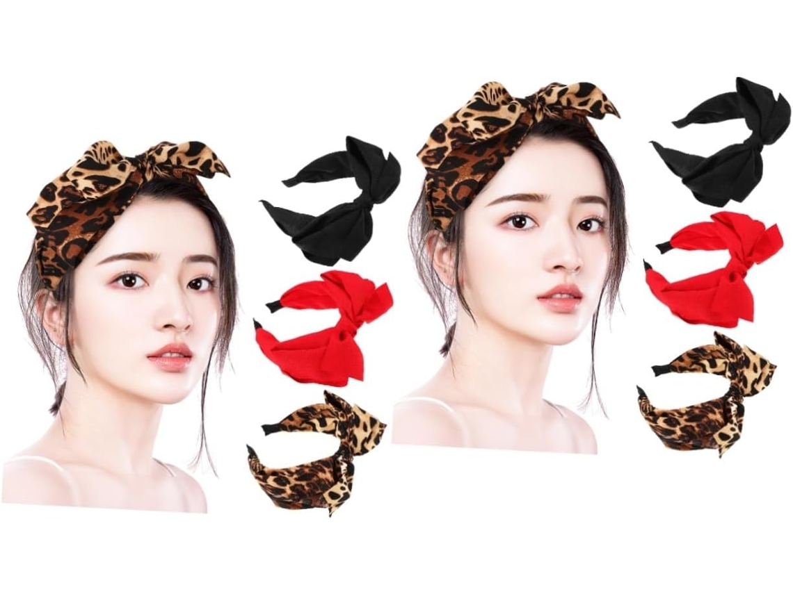 6 Pièces Arc Diadema Diadème Pour Les Filles Décoratif Rubans A Cabello Couvre-chefs Mujers Décor