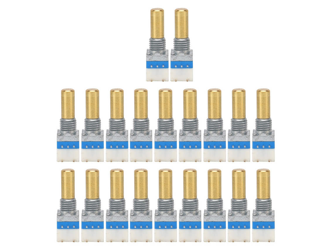 20 Interruptores De Volumen De Radio Walkie-talkie De Aluminio Para Uv5r Bf-888s Tk3107