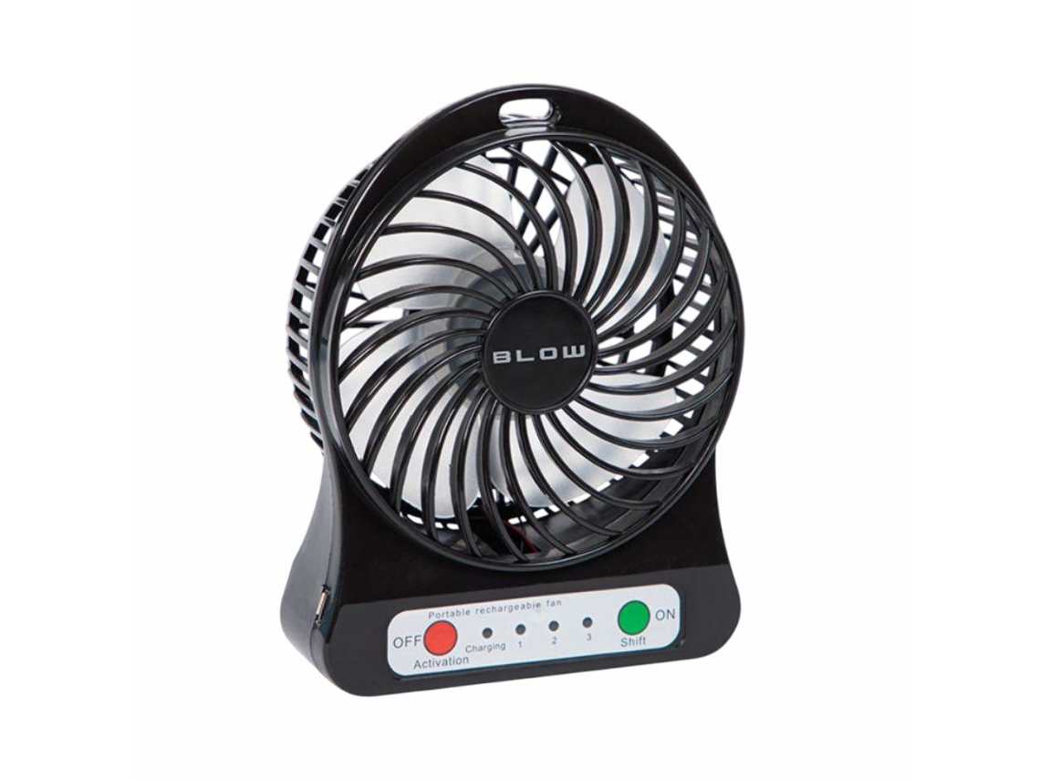 Ventilador portátil USB de 10 cm con batería 18650