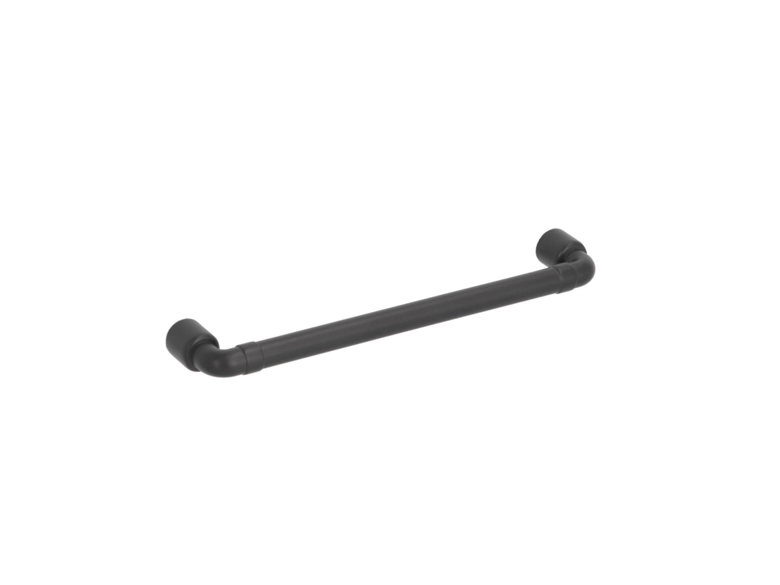 Tirador Para Mueble De Zamac Distancia Entre Ejes De 160 Mm Barniz Negro Mate Lote De 6mm