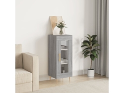 Aparador Madera De Ingeniería Gris Sonoma 34,5x34x90 Cm