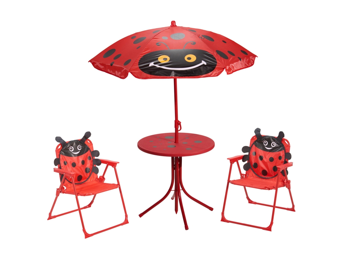 Conjunto de jardín infantil Well Home de 4 piezas con diseño de mariquita