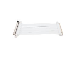 Cabo Extensor Pcie 3.0 X16 Com Alta Blindagem 180 Graus Flexível Para Placa De Vídeo Branco 20cm