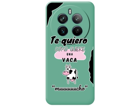 Funda Diseño Vaca para Realme 12 Pro 5G / 12 Pro Plus 5G TUMUNDOSMARTPHONE Verde