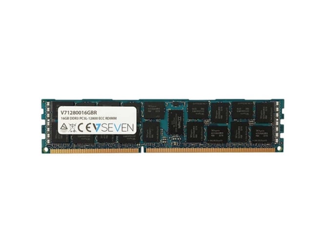 Memoria RAM DDR3 V7 V71280016GBR (1 x 16 GB - 1600 MHz - CL 11 - Verde)