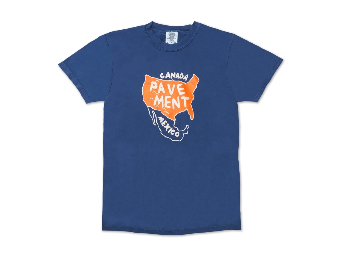 Pavement North America navy T-shirt Rockinstone Unisex Adults Best Sellers Size:s