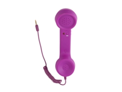 Fone De Ouvido Retro Clássico 3,5mm Com Microfone Mini Receptor Para Smartphone Android Ios