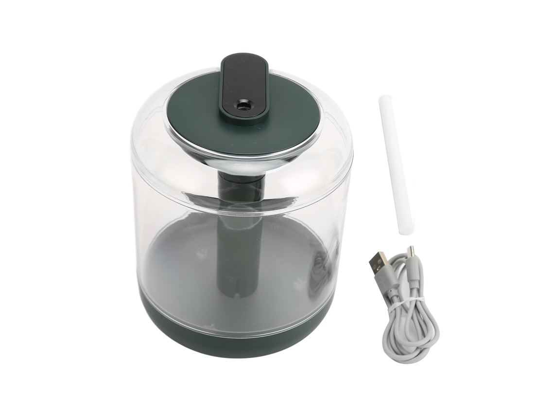 Humedificador Portátil De Niebla Fría Silencioso Usb Para Escritorio Con Diseño Transparente Y Capacidad 1000ml
