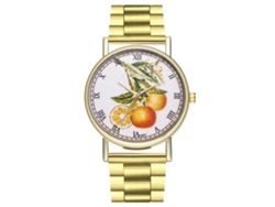 Reloj De Cuarzo Informal Para Parejas Con Brazalete De Acero - Un Regalo Exquisito