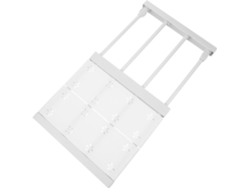 Estante Tensión Ajustable Divisor Extensible Armarios Fabricado Plástico Acero Carbono Almacenamiento Cocina