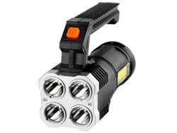 Linterna Alta Potencia Multi Atencion Portatil Negro