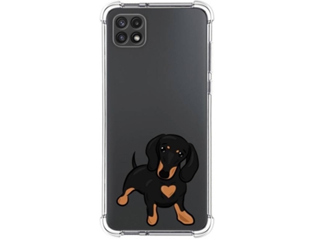 Carcasa Samsung Galaxy A22 5G TUMUNDOSMARTPHONE Dibujos Antigolpes Perros 04 Multicolor