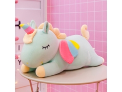 Muñeco De Unicornio, Almohada De Peluche Suave, Lindos Juguetes De Peluche, Regalos Para Niños (Verde/40 Cm) GERTIZ