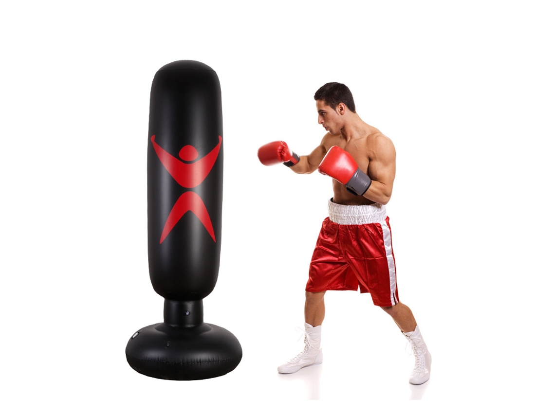 Saco de boxeo hinchable Chrui de 160 cm