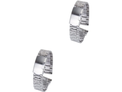 2 Piezas Banda Reloj Acero Inoxidable Práctica Correa Reemplazo 20 Mm