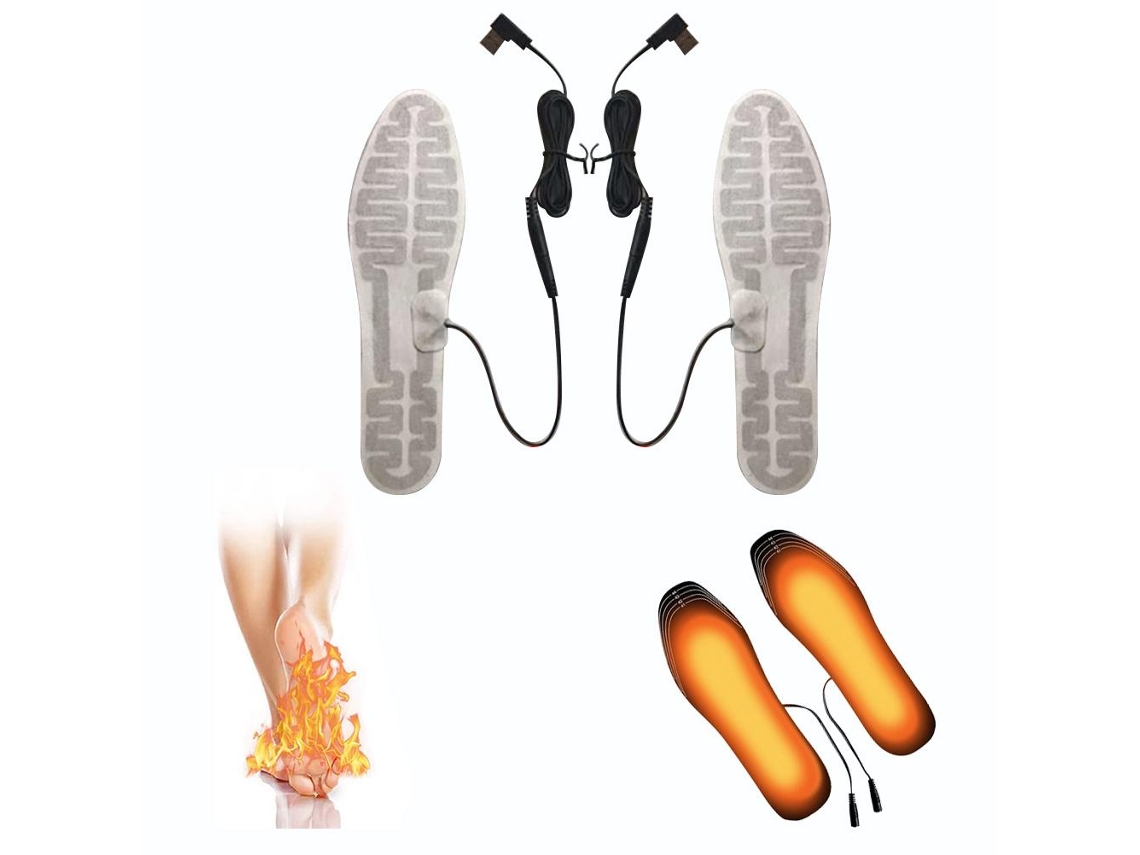 Jinwei-plantillas De Calentamiento Usb Para Zapatos Y Botas Insole Calefaccionado Para Ski Pesca Senderismo Invierno
