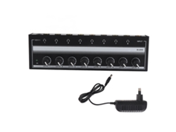 Vlrla-amplificador De Auriculares 8 Canales Portátil De Metal Estéreo Para Estudio Y Escenario
