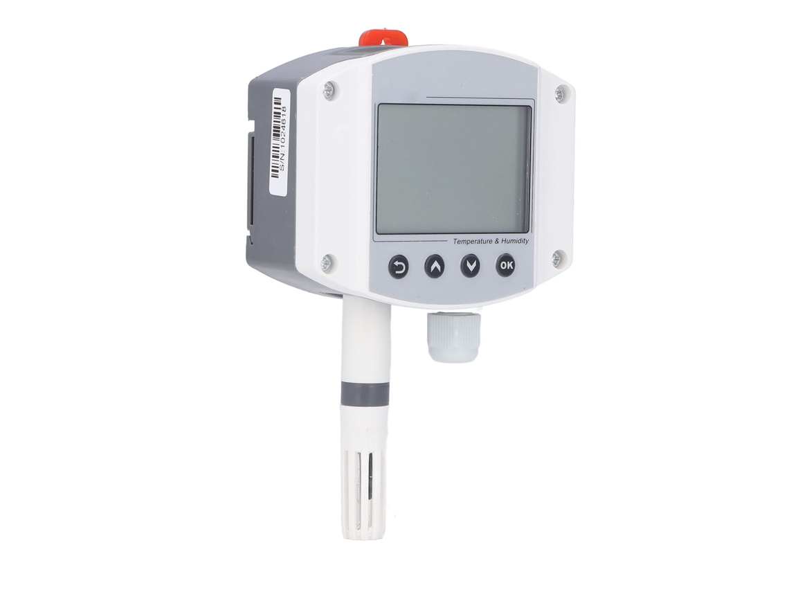 Transmisor de temperatura y humedad (alta precisión, pantalla LCD)