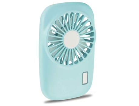 Ventilador de mano Mini ventilador potente Pequeño Personal Portátil Velocidad ajustable Ventilador de pestañas recargable por USB Azul BISBISOUS