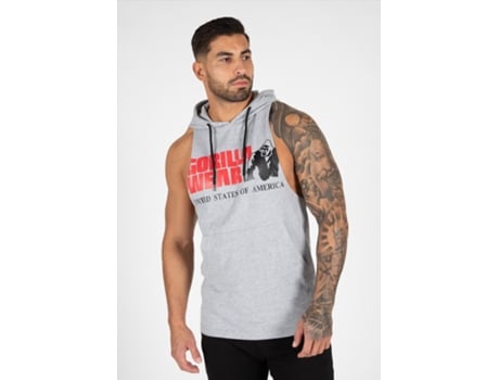 Tank Top Rogers Hooded GORILLA WEAR (Gris Melange - 4Xl)