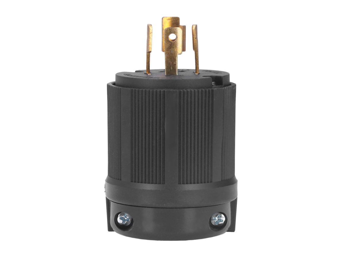 Enchufe Industrial De 4 Pines Con Contactos De Latón, 120/208 V, 20 A, Conector Macho Con Bloqueo.