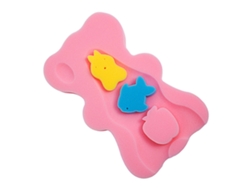 Alfombrilla De Baño De Espuma Antideslizante Para Bebés, 4,5 Cm (1,8 Pulgadas), Con Diseño De Dibujos Animados, Suave Y Segura, Color Rosa, 50,5 X 31 Cm (1,8 Pulgadas).